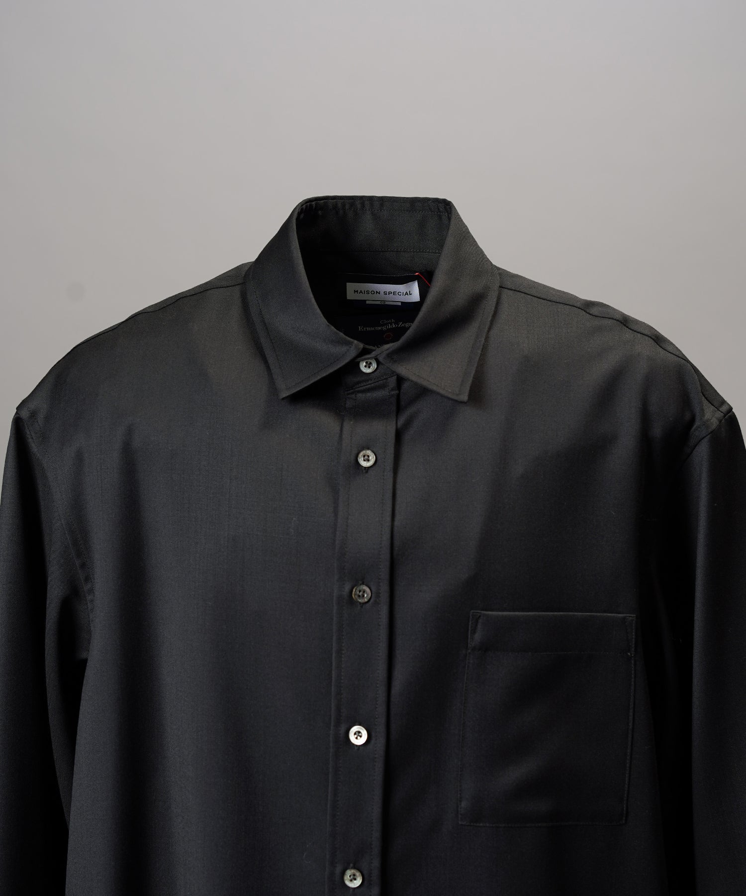 【26SS PRE-ORDER】Airy Striped Gabardine Prime-Over Short-sleeved Shirt