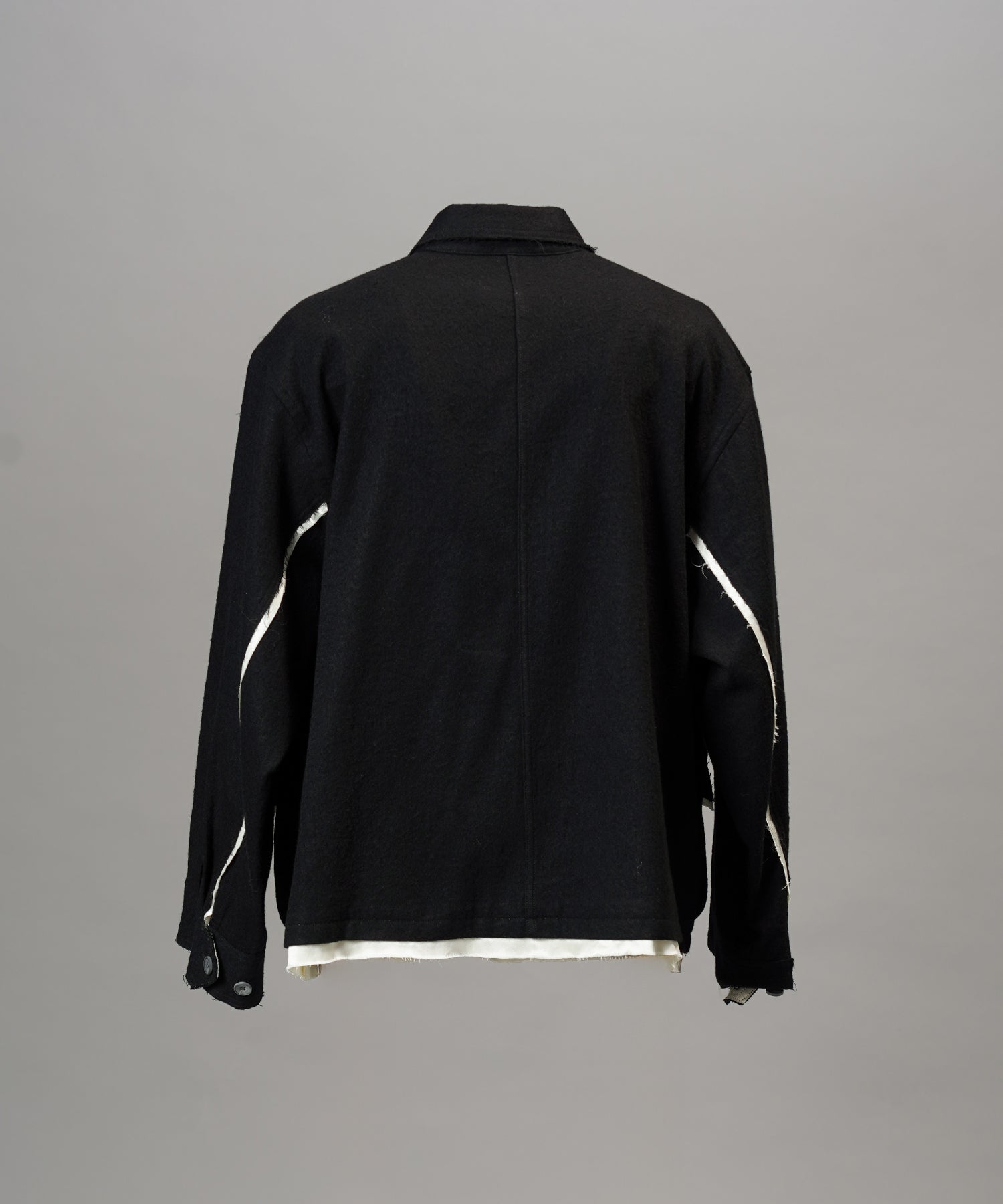 【26AW PRE-ORDER】ウールコットントリミングミックスプライムオーバーファティーグシャツジャケット