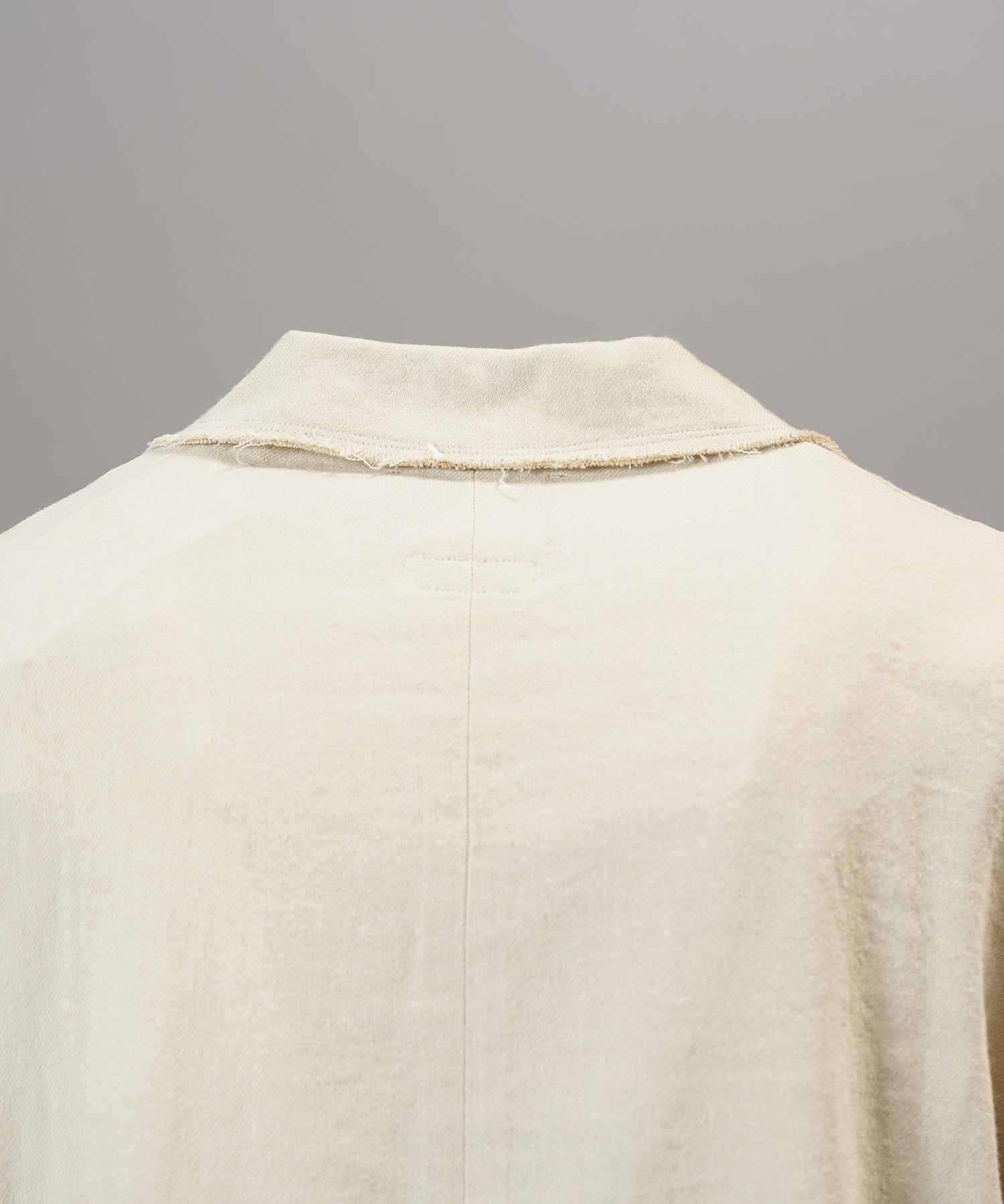 【26AW PRE-ORDER】ディープフロントネックプライムオーバー3Bウールリネンスキッパーシャツ