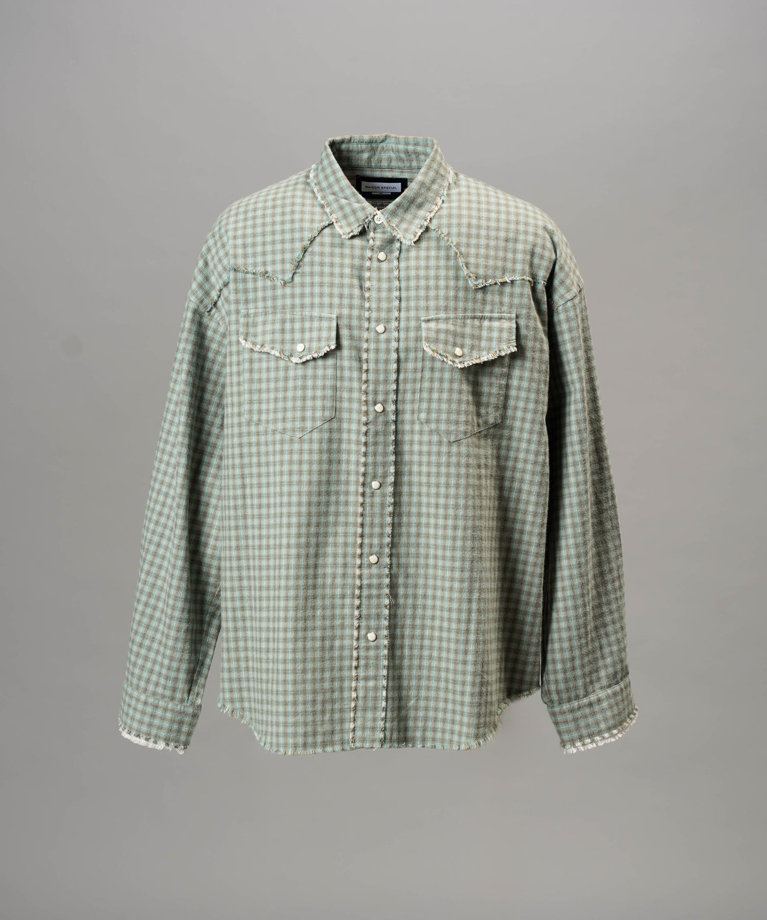 【26AW PRE-ORDER】デストロイダメージプライムオーバーコットンネルウエスタンシャツ