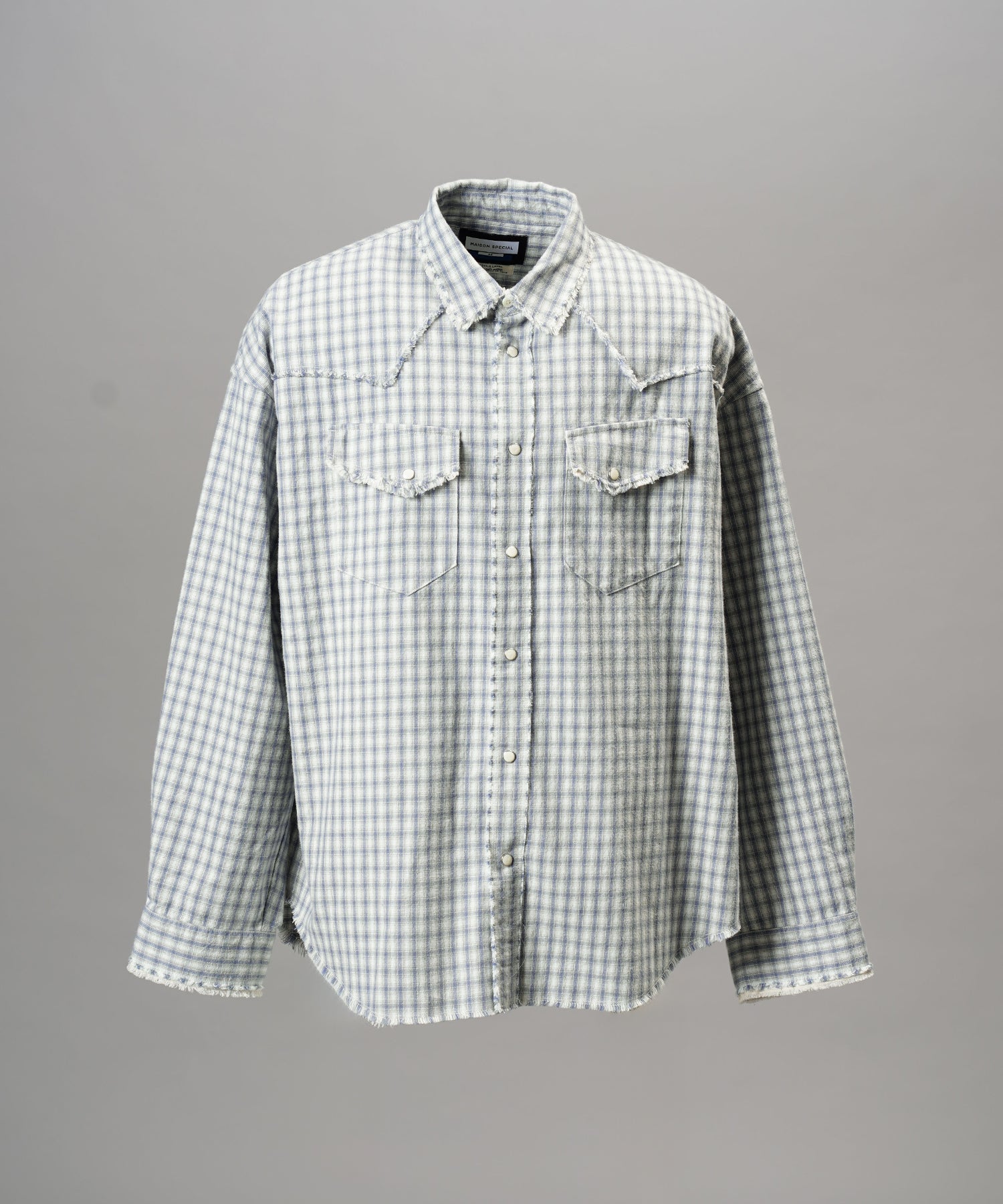 【26AW PRE-ORDER】デストロイダメージプライムオーバーコットンネルウエスタンシャツ
