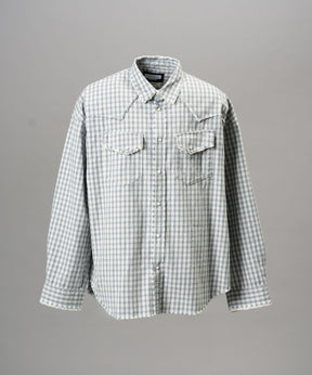 【26AW PRE-ORDER】デストロイダメージプライムオーバーコットンネルウエスタンシャツ
