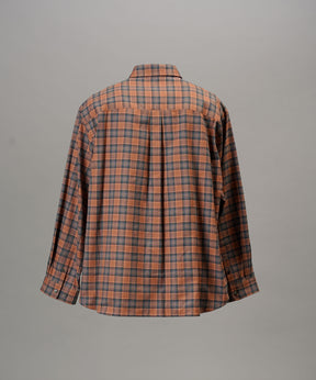 [26AW PRE-ORDER] [Italian dead stock fabric] Prime over regular collar shirt coat