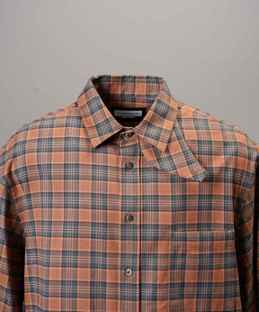 [26AW PRE-ORDER] [Italian dead stock fabric] Prime over regular collar shirt coat