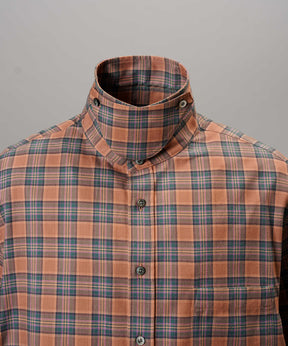 [26AW PRE-ORDER] [Italian dead stock fabric] Prime over regular collar shirt coat