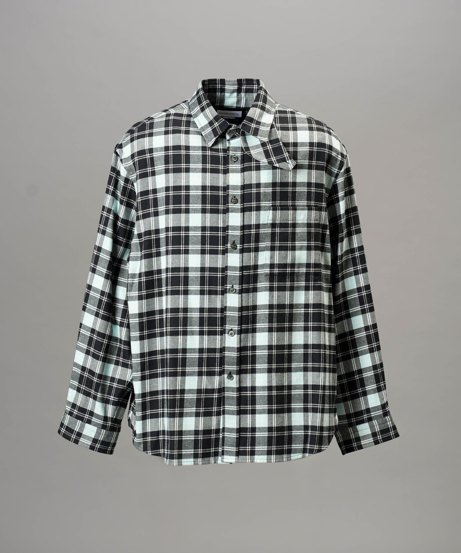 [26AW PRE-ORDER] [Italian dead stock fabric] Prime over regular collar shirt coat