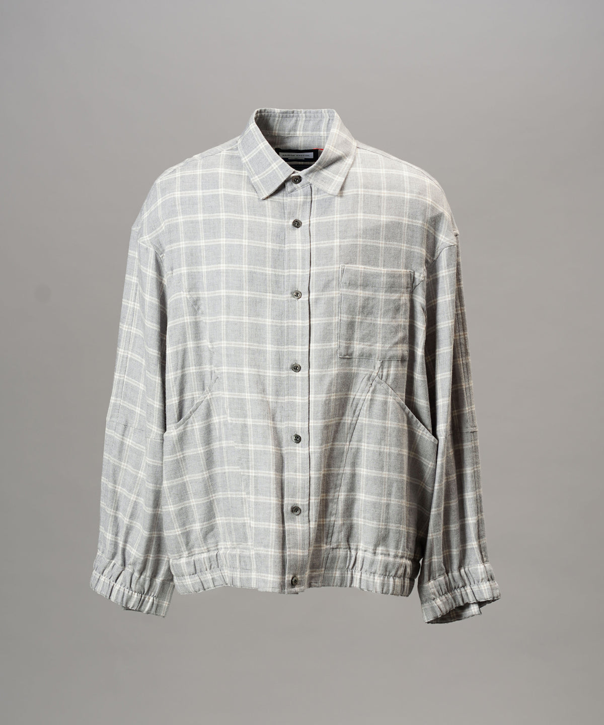 [Italian Dead Stock Fabric] Prime-Over Regular Collar Long Sleeve Shirt