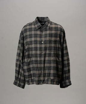 [Italian Dead Stock Fabric] Prime-Over Regular Collar Long Sleeve Shirt
