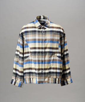 [Italian Dead Stock Fabric] Prime-Over Regular Collar Long Sleeve Shirt