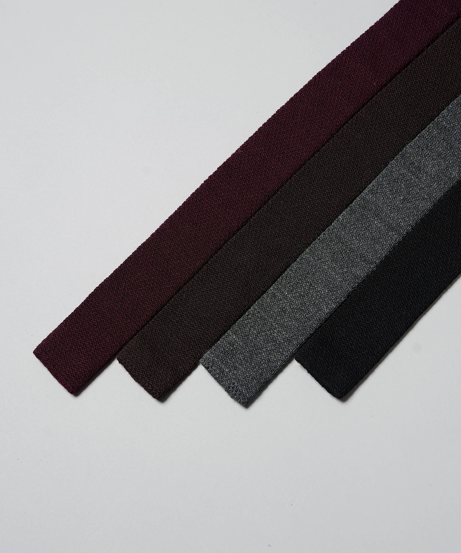 wool knit tie