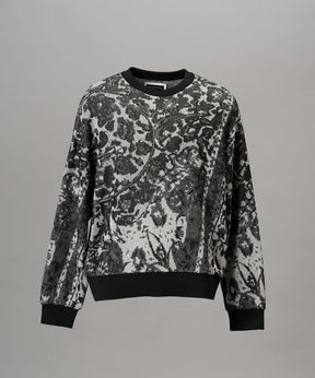 【26AW PRE-ORDER】All-over Paisley Jacquard Prime-Over Crew Neck Knit Tops