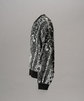 【26AW PRE-ORDER】All-over Paisley Jacquard Prime-Over Crew Neck Knit Tops