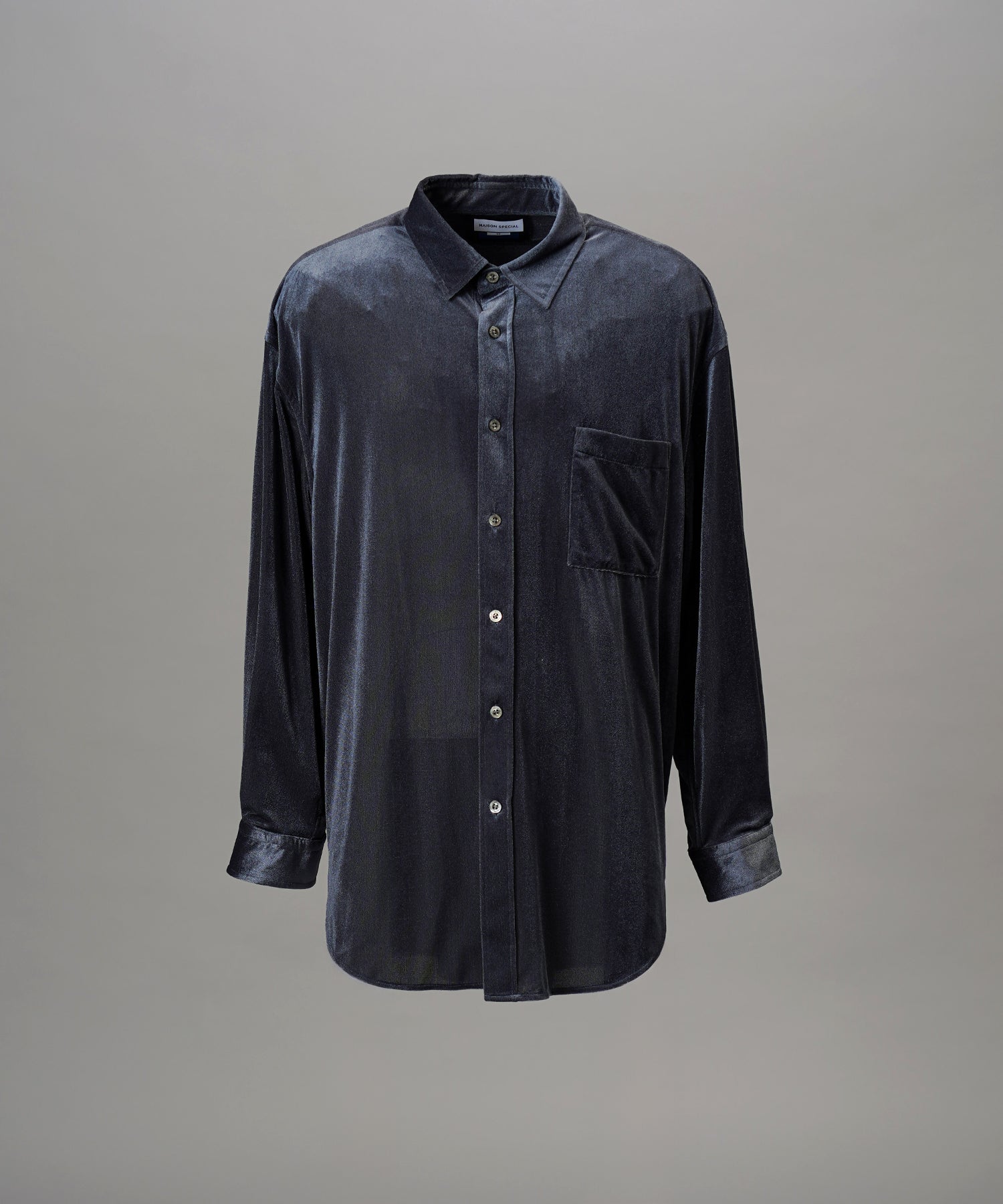 [26SS PRE-ORDER] Airy Striped Gabardine Prime-Over Short-sleeved Shirt
