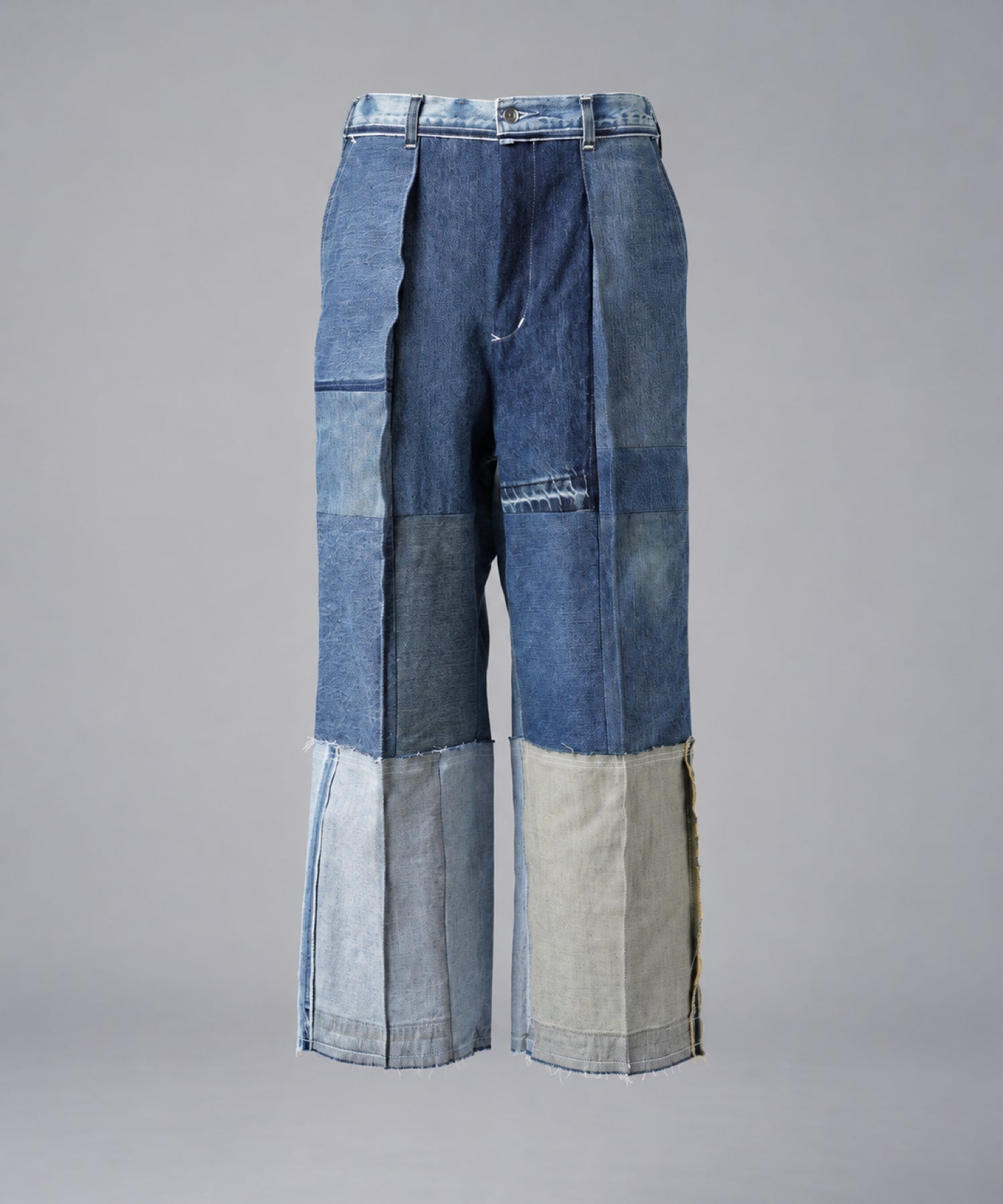 Sustainable remake hem design prime wide denim