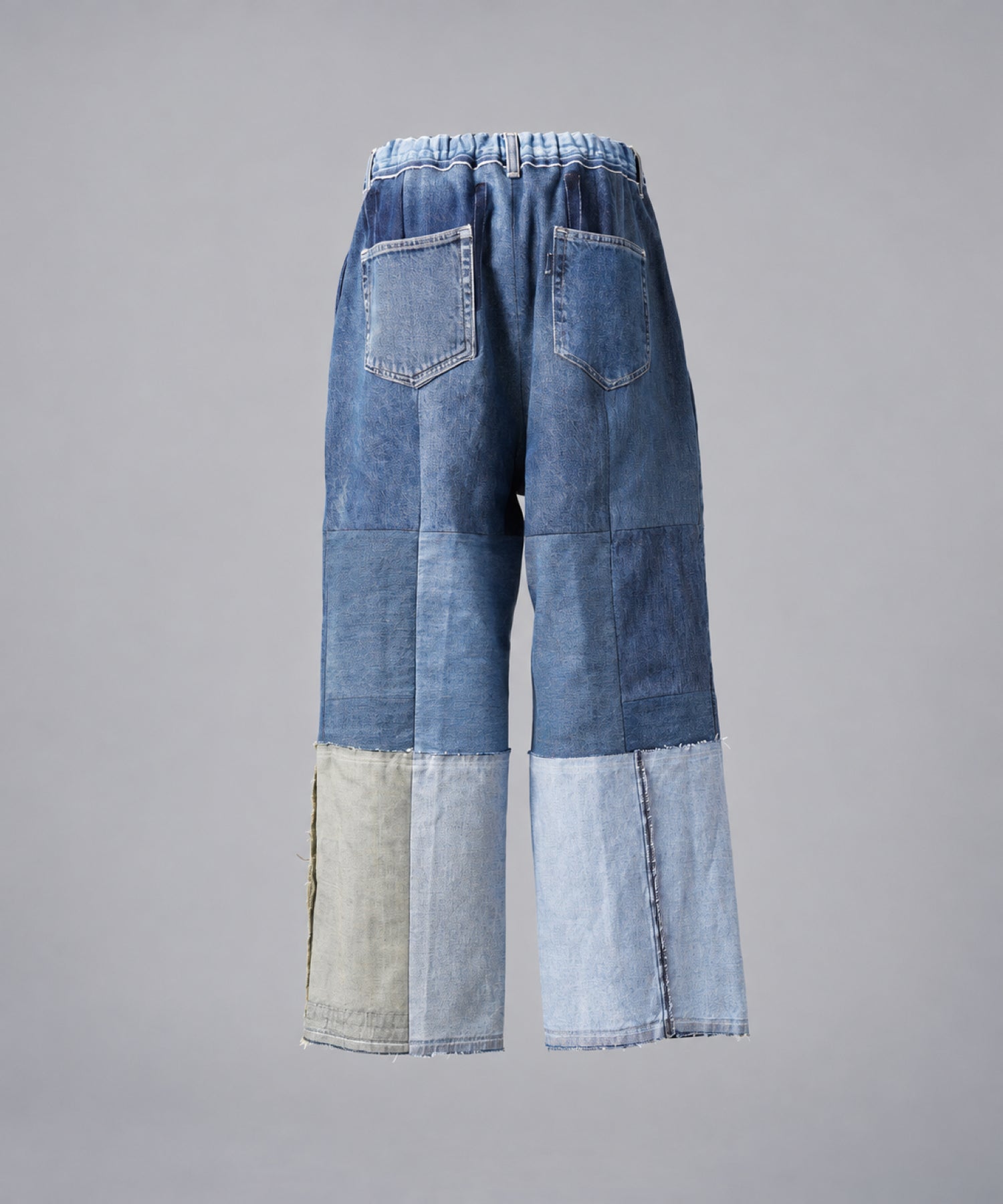 Sustainable remake hem design prime wide denim