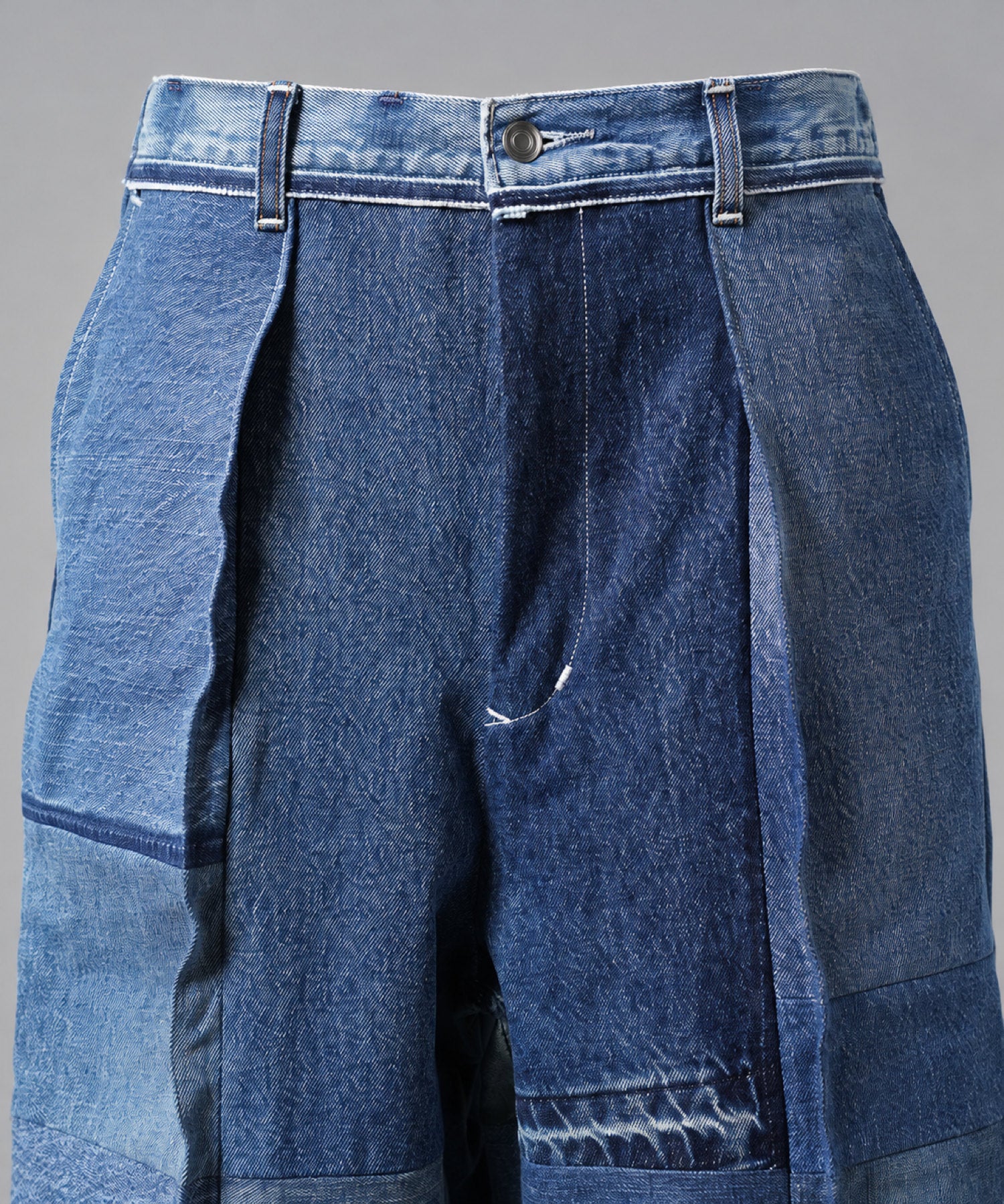 Sustainable remake hem design prime wide denim