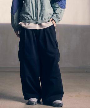 HEAVY-WEIGHT SWEAT PRIME-WIDE CARGO PANTS