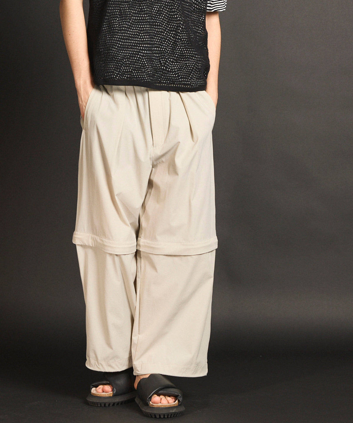 【24SS PRE-ORDER】Dry Touch 2WAY Wide Pants