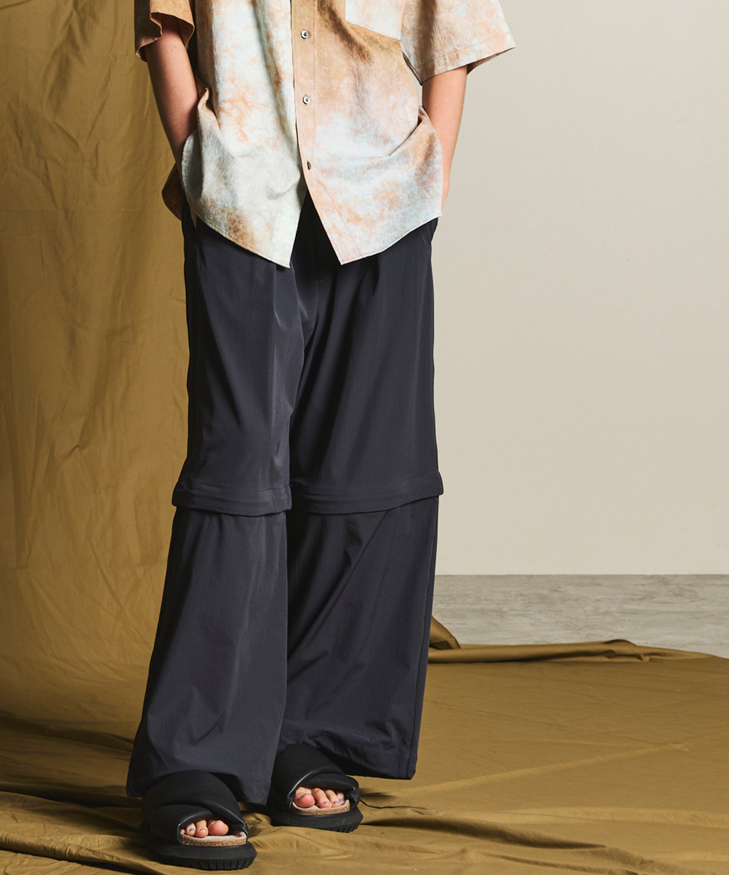 Dry Touch 2WAY Wide Pants