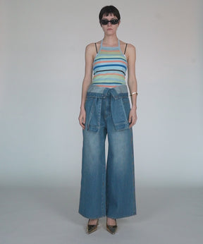 【2026Summer PRE-ORDER】2WAY High-Waist Wide Denim