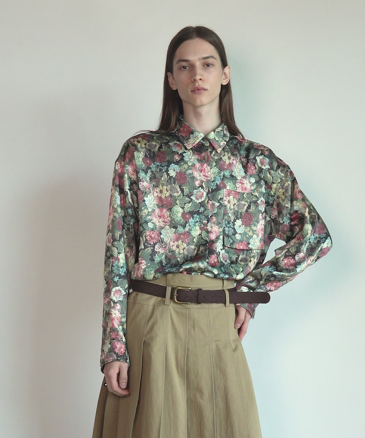 【26WINTER COLLECTION】Gobelin Floral Print Shirt