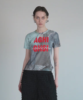 [2026Summer PRE-ORDER] Mesh Print Compact T-Shirt