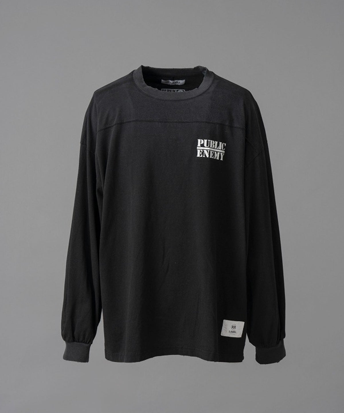 【MA_Label】「PUBLIC ENEMY」Prime-Over Crew Neck Long Sleeve T-Shirt