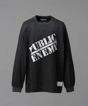 【MA_Label】「PUBLIC ENEMY」Prime-Over Crew Neck Long Sleeve T-Shirt