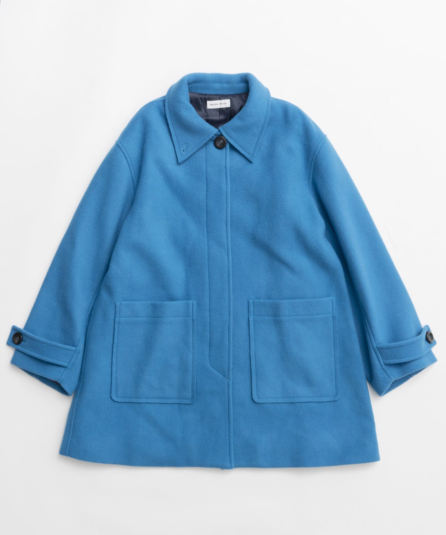 Multi Fabric Over Coat