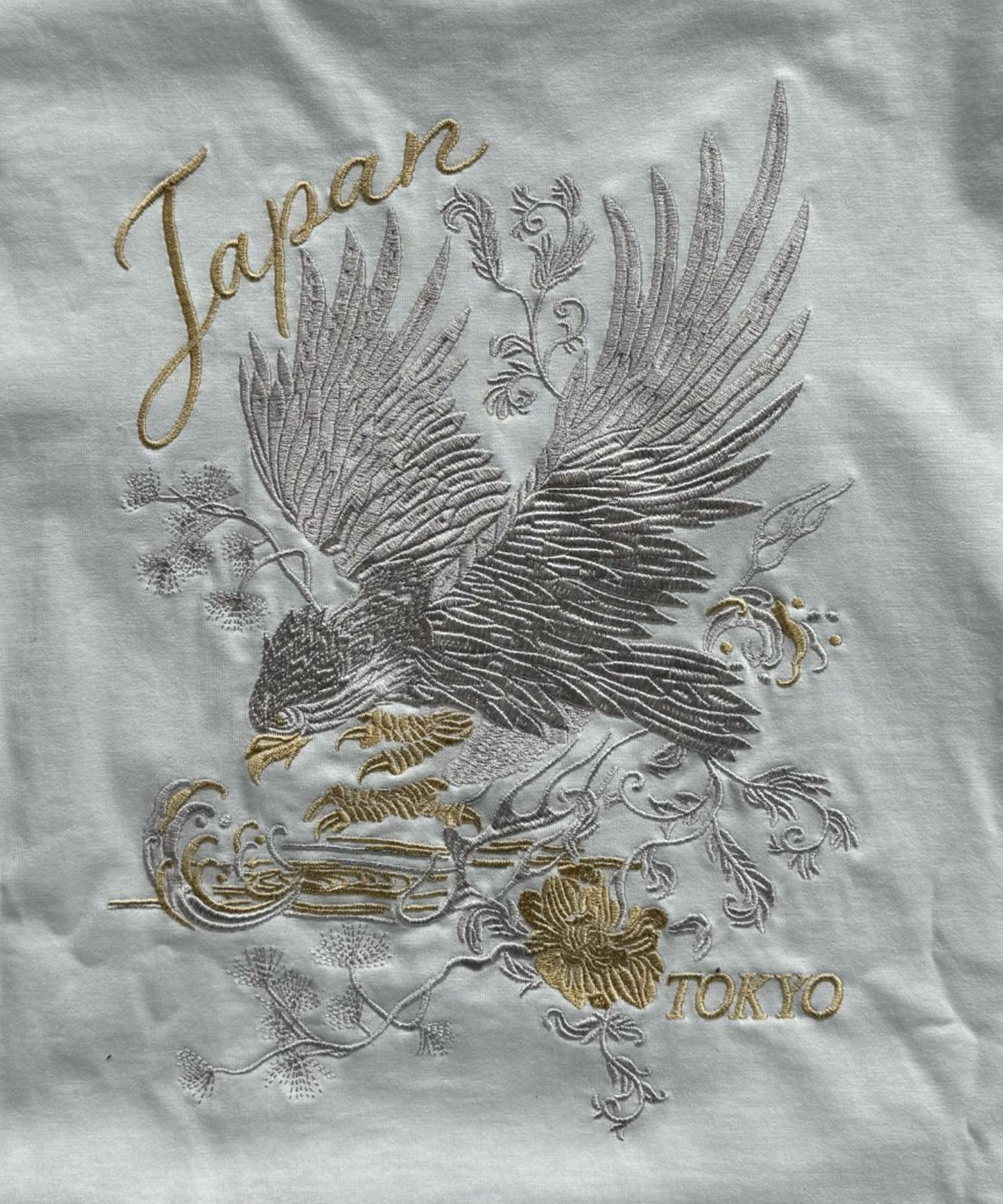 【24SS PRE-ORDER】Eagle Embroidery Prime-Over Crew Neck T-shirt
