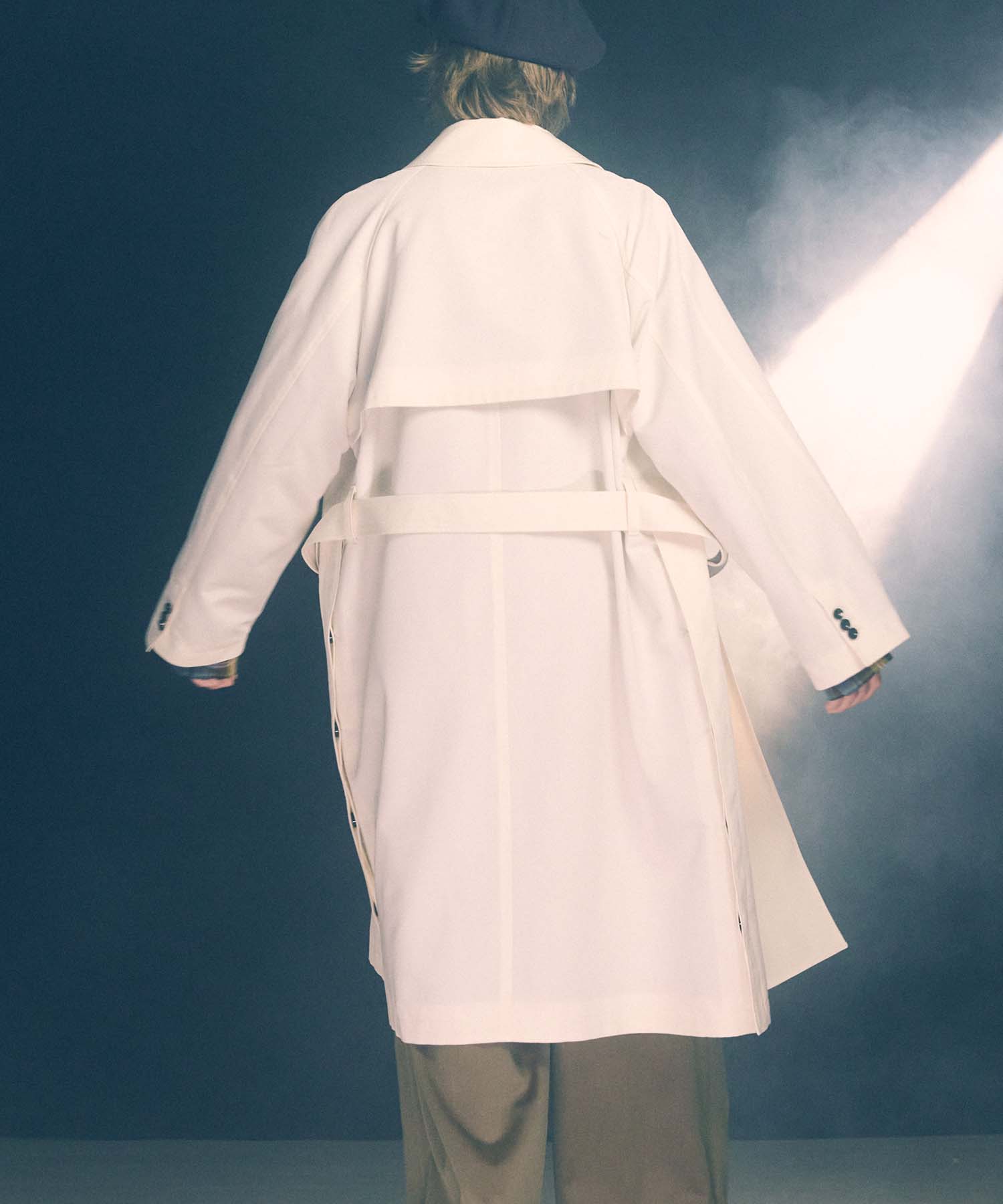 [Sale] [Italian Dead Stock Fabric] Dress-Over Balmacaan Coat