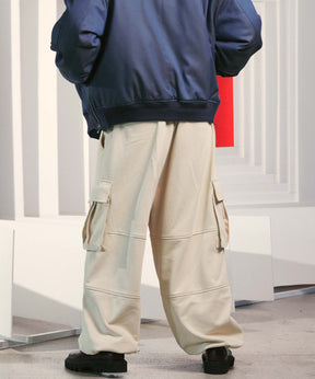 HEAVY-WEIGHT SWEAT PRIME-WIDE CARGO PANTS