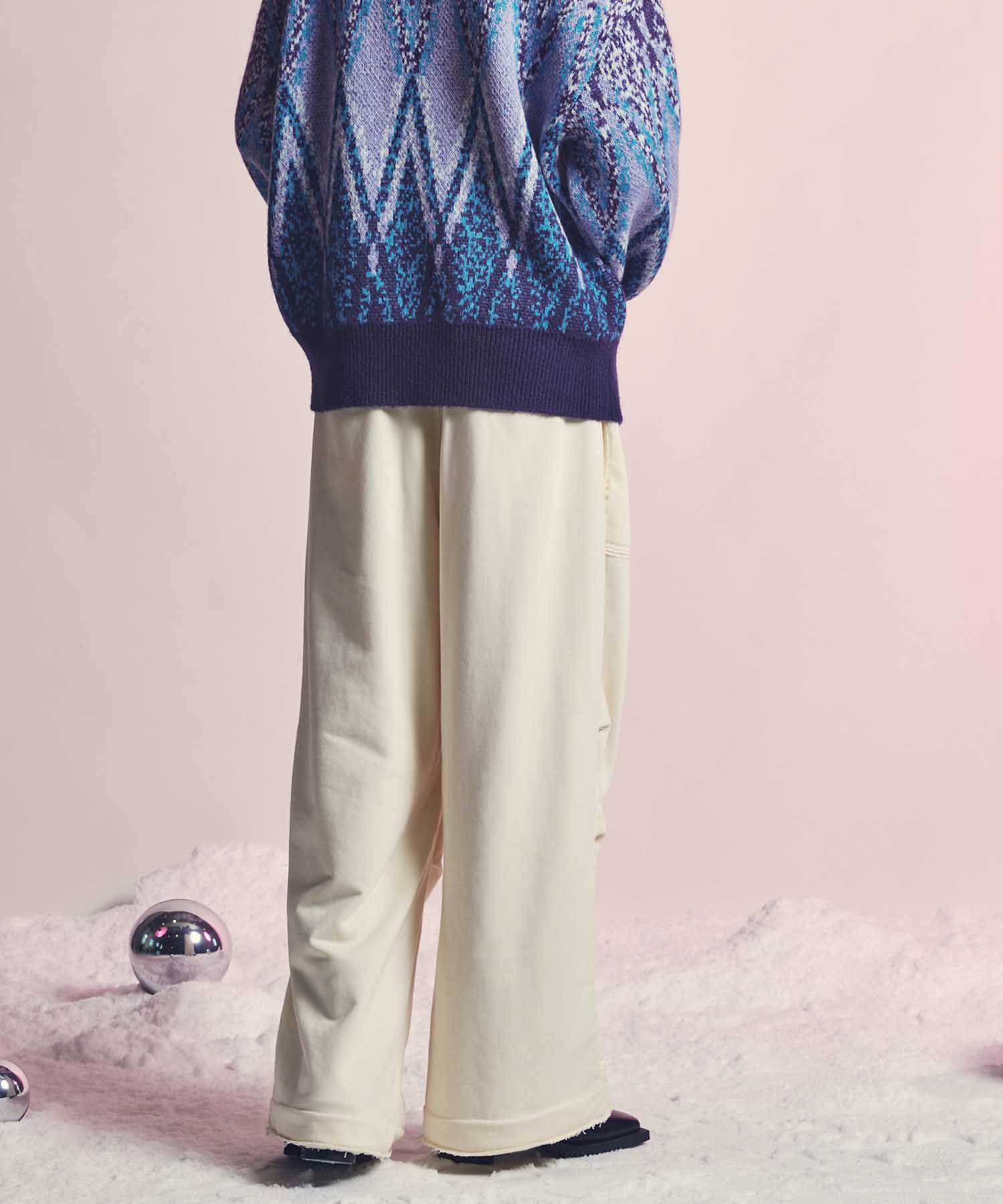 Heavy-Weight Sweat Snow Wide Pants