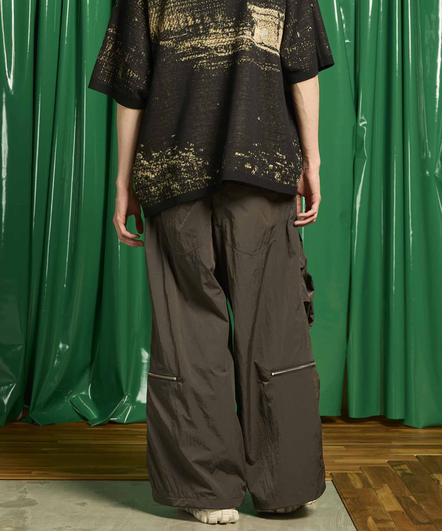 낙하산 넓은 바지