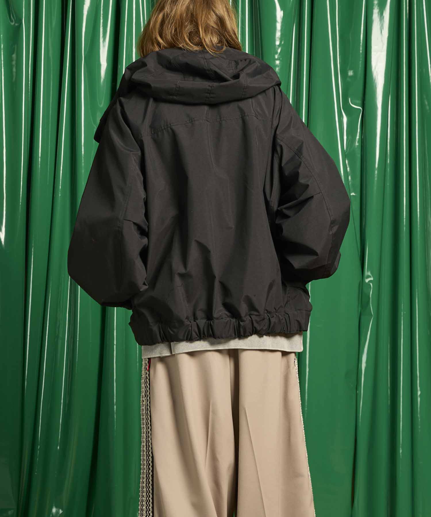 [Foxfire for Maison Special] Prime-Over CURVED ZIP HOOD BLOUSON