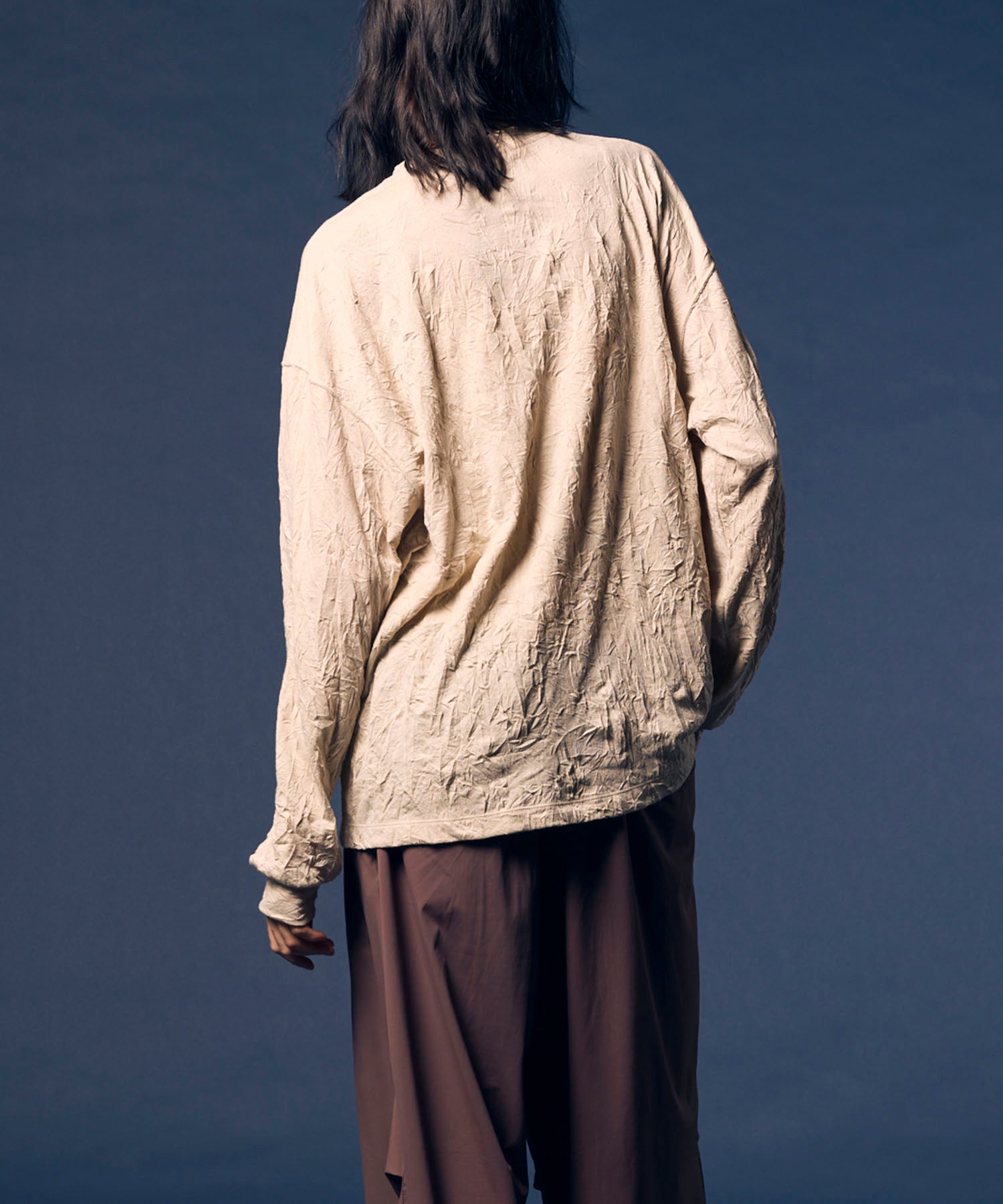 捕获洗衣机处理Prime-Erover脖子长袖T恤