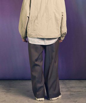 4 가지 색상 샹 브레이 세탁 가능한 양모 프라임 전역의 두 개의 턱 넓은 바지