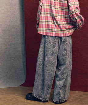 Prime-Wide Denim Balloon Pants