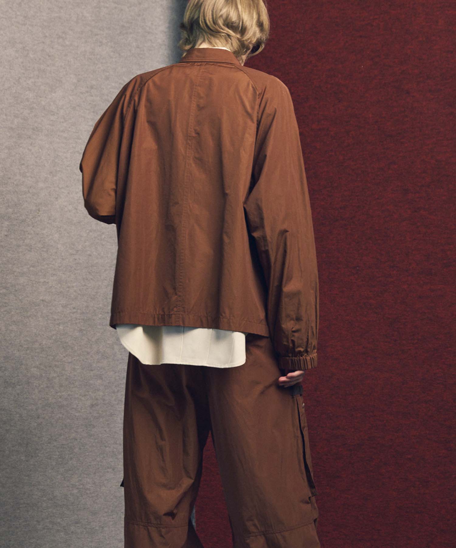 Prime-Over Raglan Sleeve Pocket Shirts Blouson