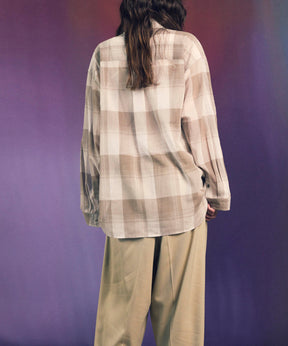 Prime-Over Cotton Organdy 일반 칼라 셔츠를 확인하십시오