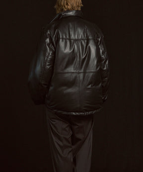 [25AW 사전 주문] 양 가죽 다운 재킷