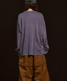 [ex] Prime-Ore-Ore-Ore-Ore-Over Smooth Crew Neck长袖T恤