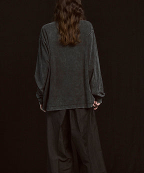 [ex] Prime-Ore-Ore-Ore-Ore-Over Smooth Crew Neck长袖T恤