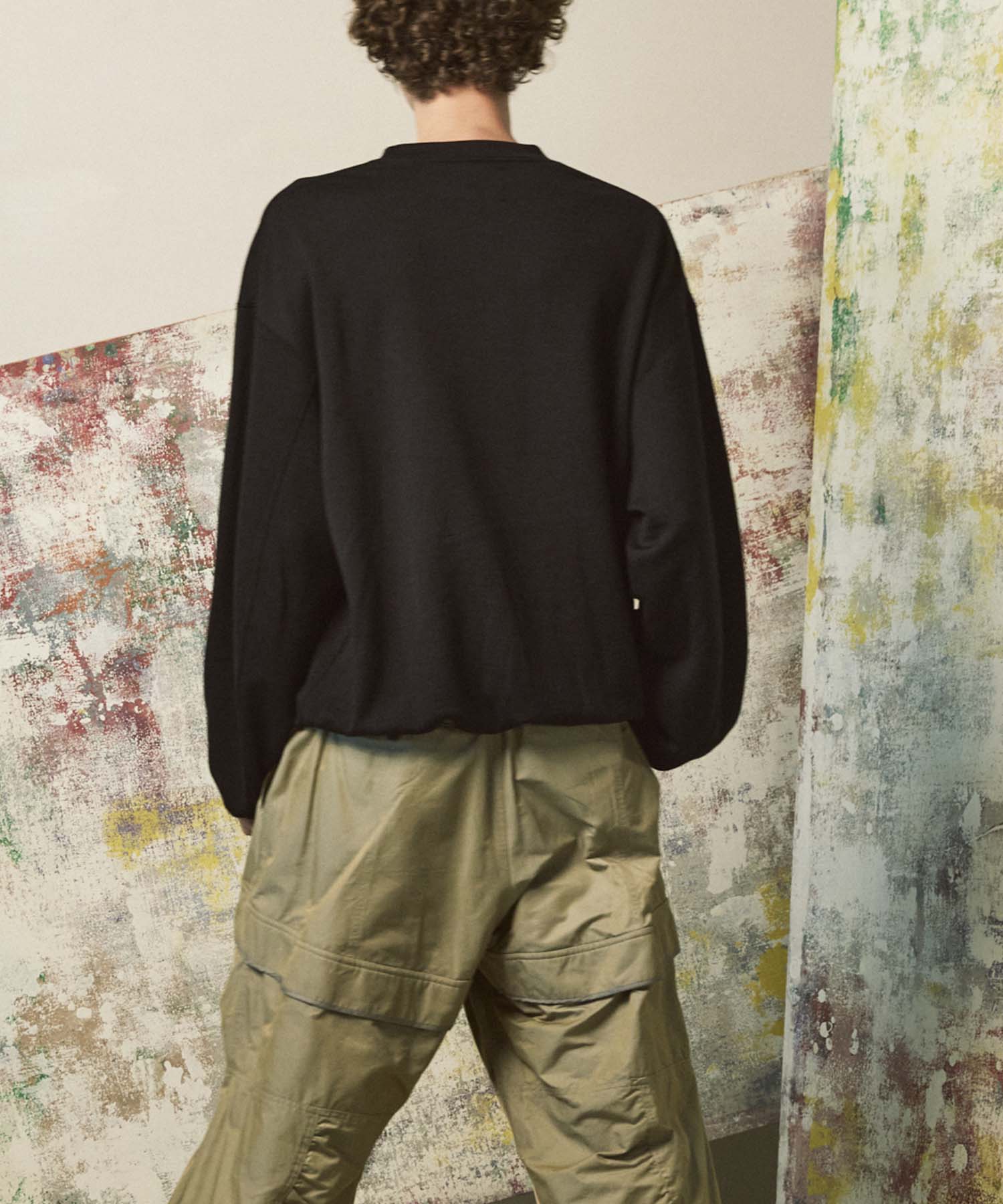 [25AW PRE-ORDER] Nuance Graphics Hand Stitching Long Sleeve TEE