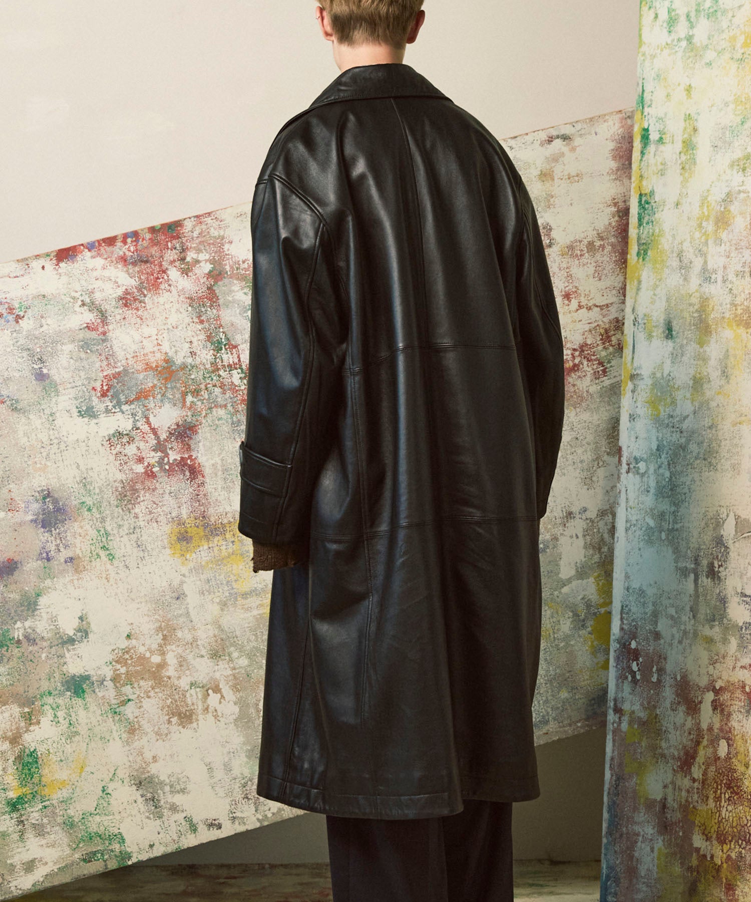 【PRE-ORDER】Sheep Leather Long Coat