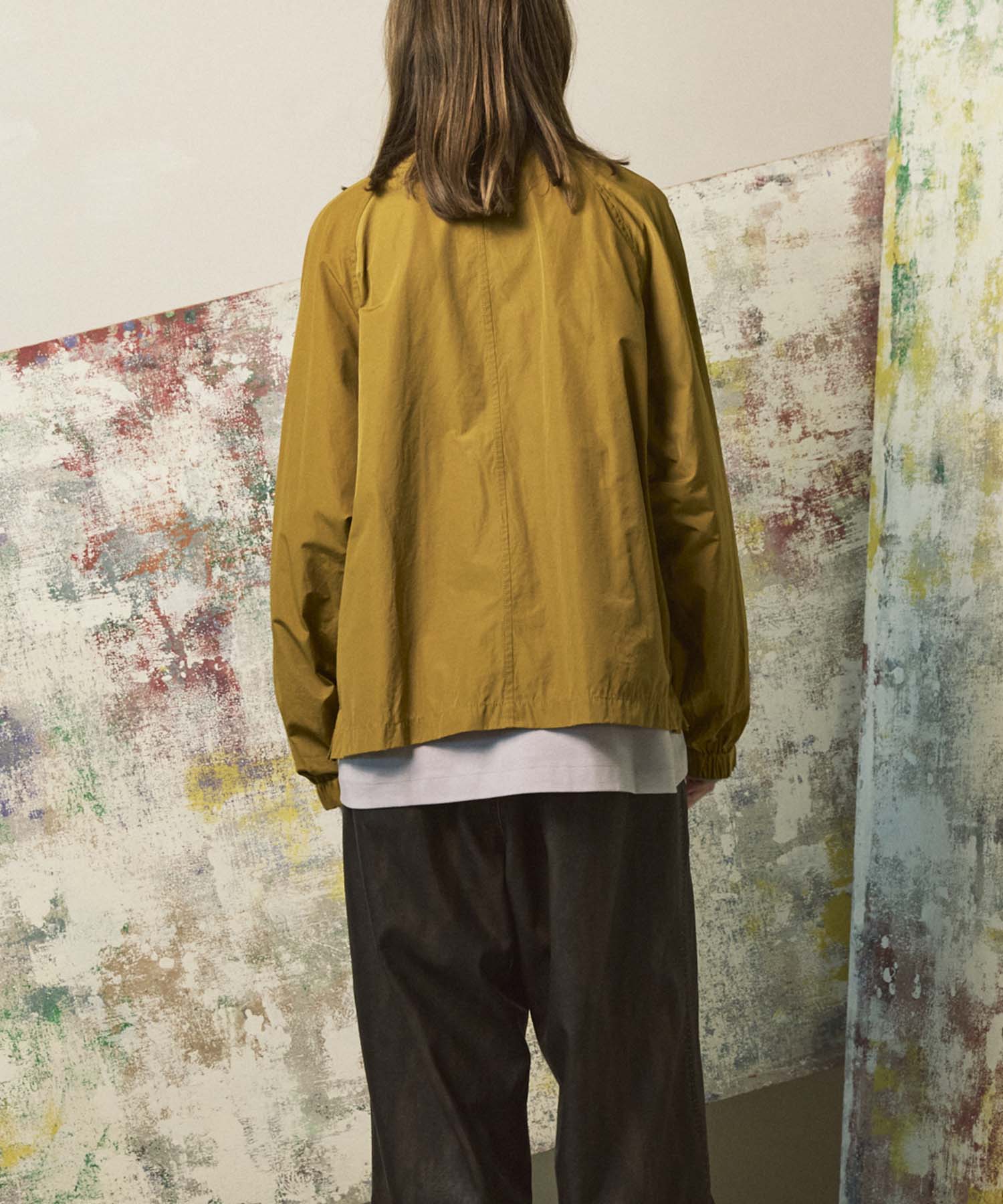 Prime-Over Raglan Sleeve Pocket Shirts Blouson