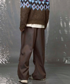 4 Colors Chambray Washable Wool Prime-Wide Snow Pants