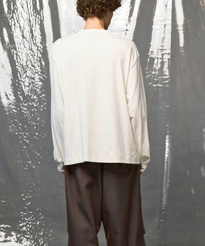 [ex] Prime-Over光滑的船员脖子长袖T恤