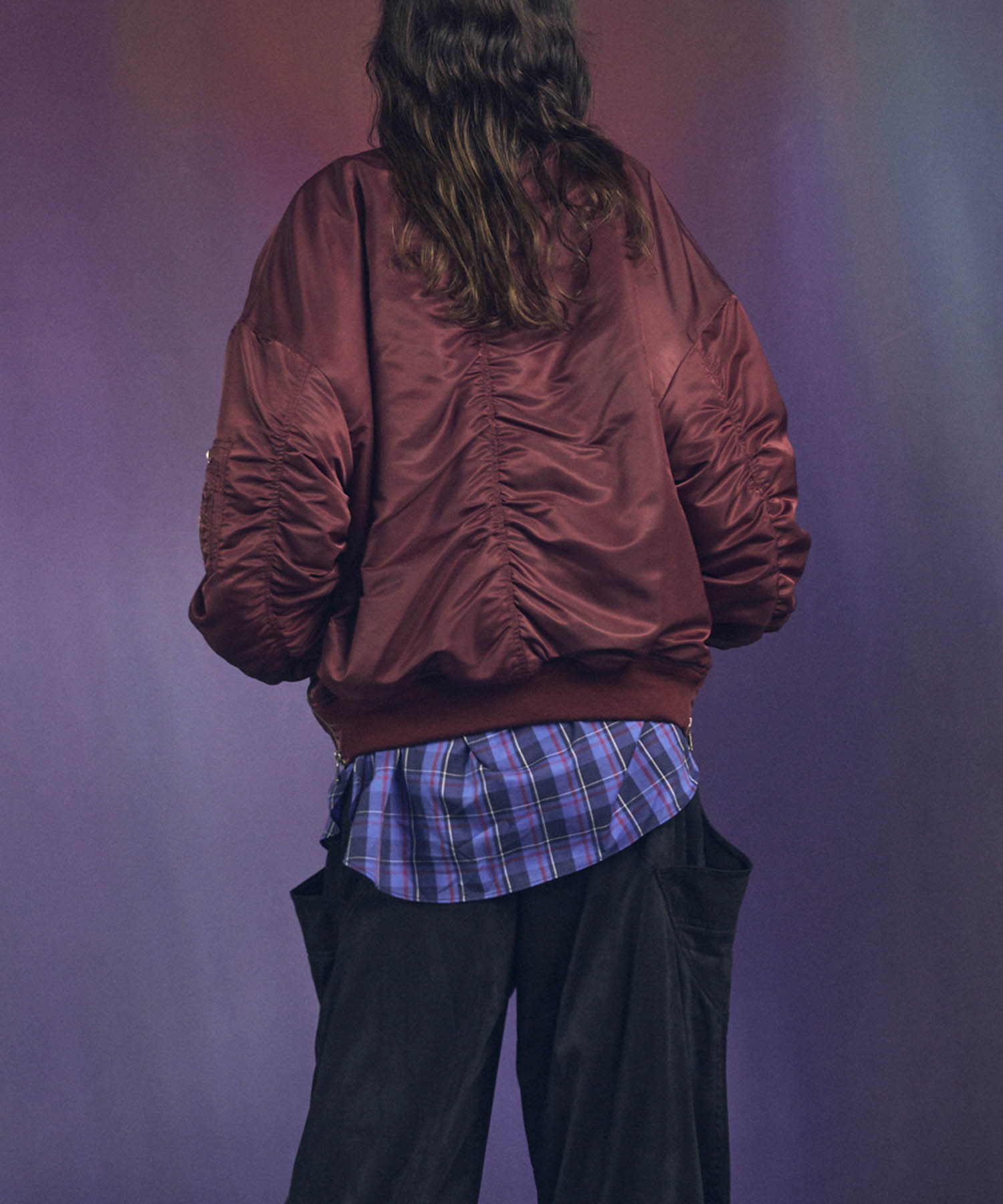 [25AW PRE-ORDER] Prime-Over Nylon MA-1 Bomber Jacket