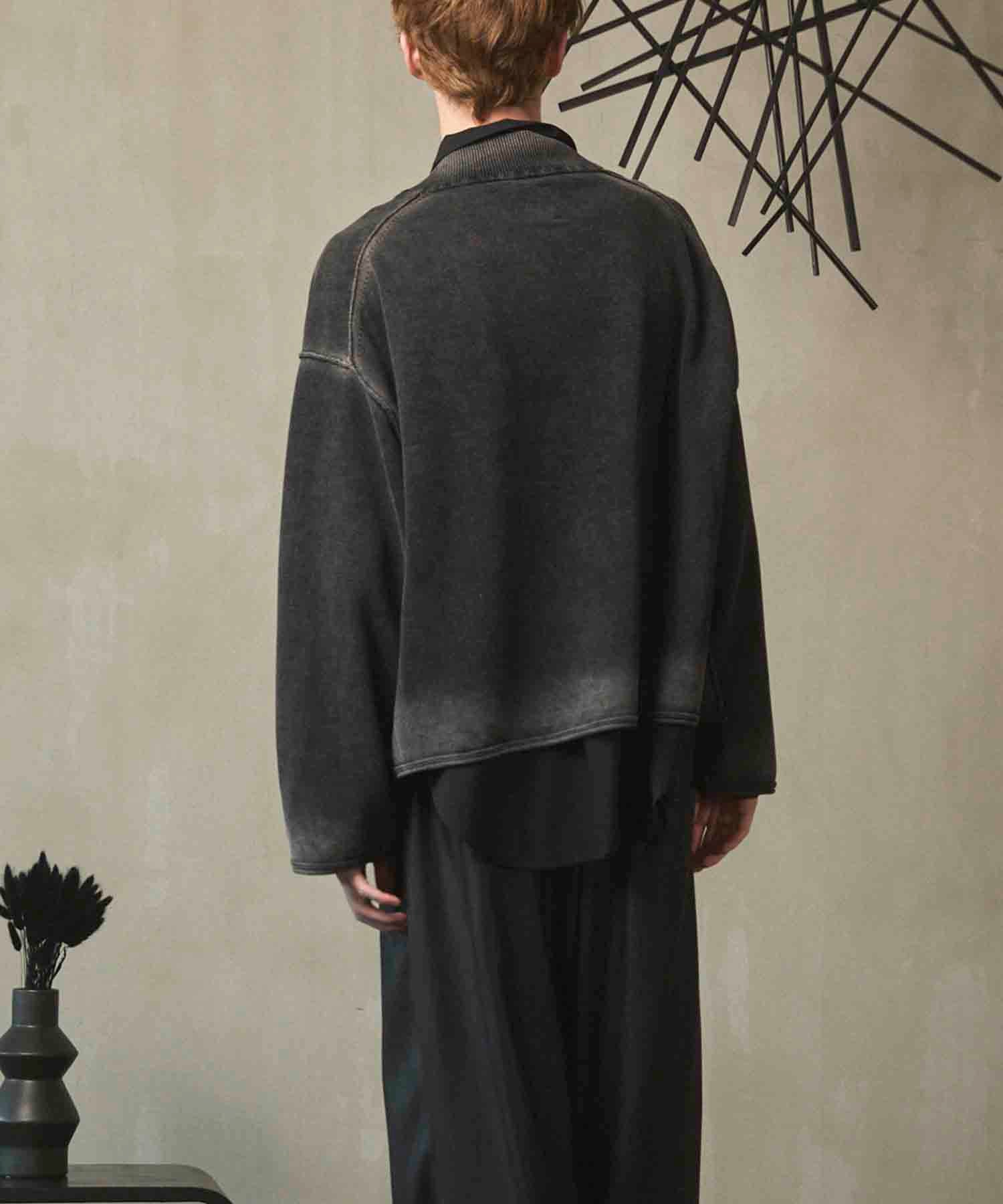 Gradation Short Length Prime-Over V-Neck Knit Pullover